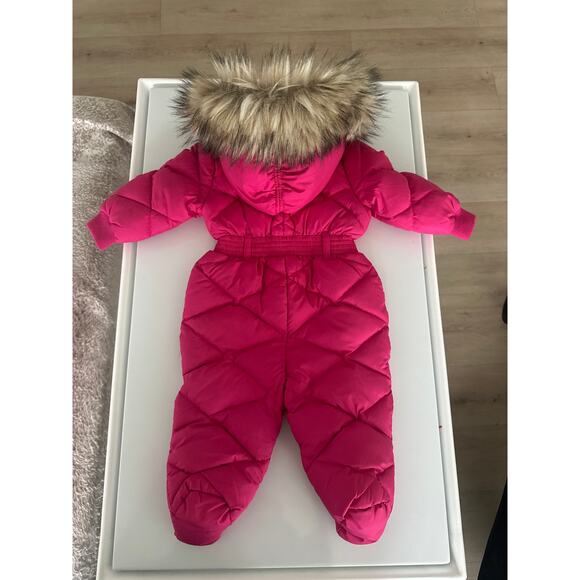 RALPH LAUREN snow ski snowboard Baby Quilted Snowsuit 6M snow coast - Picture 4 of 13